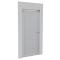 Aluminum construction protection door | installation dimension width: 842 - 1086 mm, | passage: 710 x 1920 mm